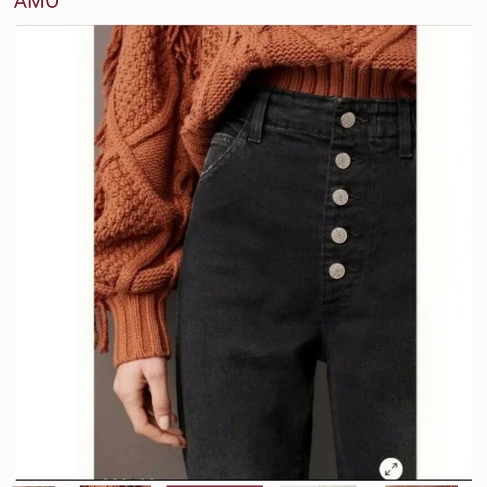 Anthropologie AMO Dock Ultra High Rise Slim jeans - Picture 6 of 9